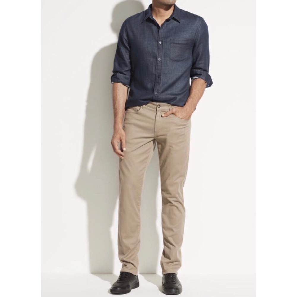 VINCE Khaki Dylan 5 Pocket Pant